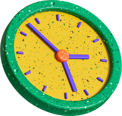 3D Clock Timepiece
